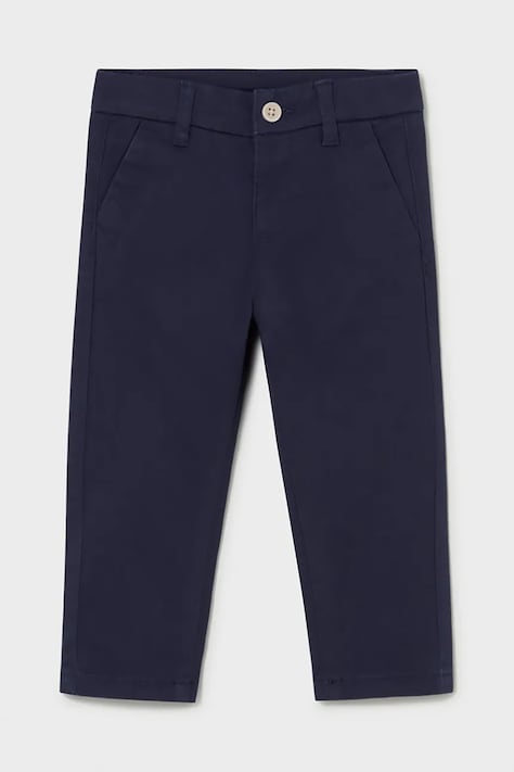 Детские брюки Mayoral цвет синий однотонные 522