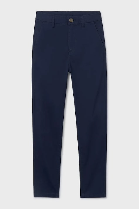 Mayoral spodnie dziecięce kolor granatowy gładkie 530