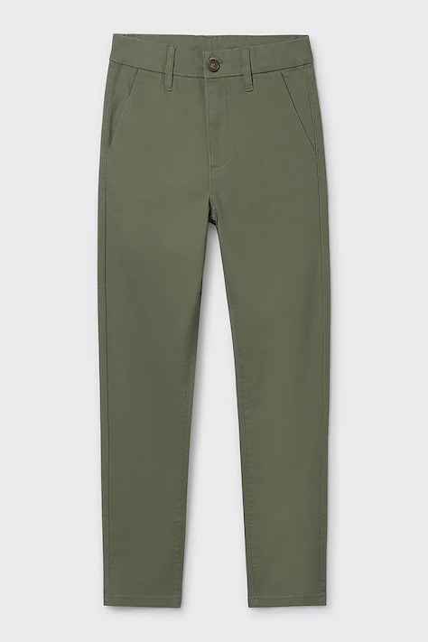 Dětské kalhoty Mayoral zelená barva, 530