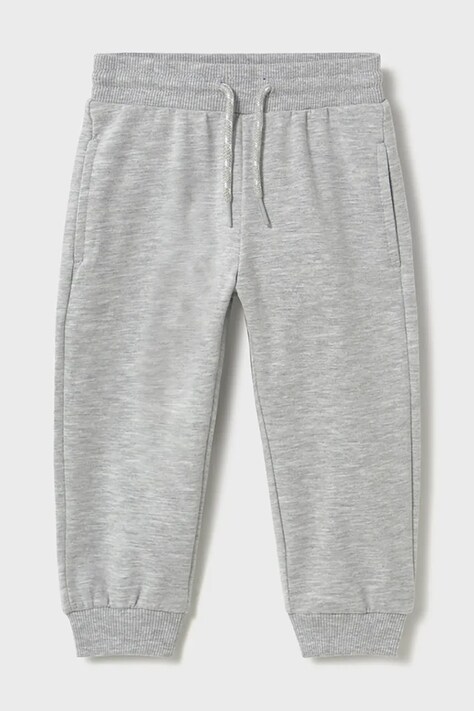 Mayoral spodnie dresowe dziecięce kolor szary gładkie 711