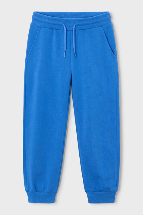 Mayoral spodnie dresowe dziecięce kolor niebieski gładkie 742
