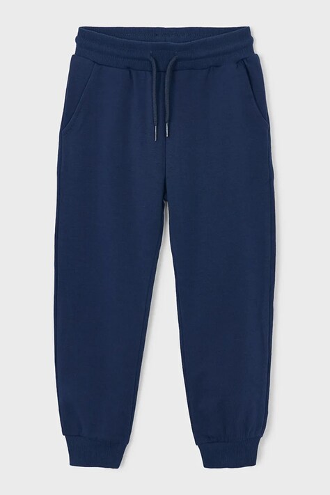Mayoral spodnie dresowe dziecięce kolor granatowy gładkie 742