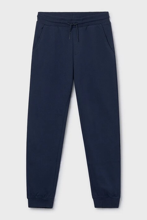 Mayoral spodnie dresowe dziecięce kolor granatowy gładkie 744