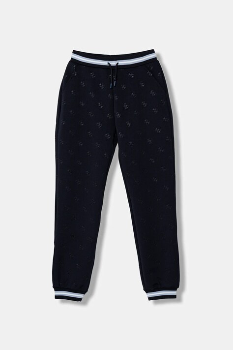 Guess spodnie dresowe dziecięce kolor granatowy L6RB05 KAZQ2