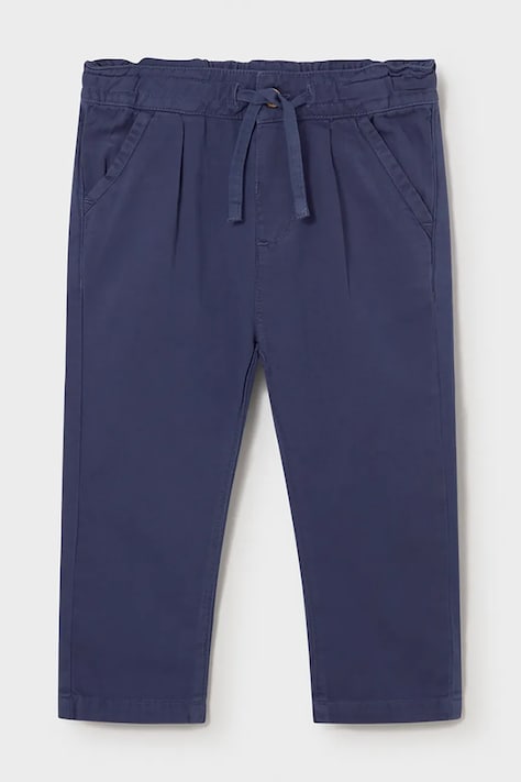 Παιδικό παντελόνι από λινό ύφασμα Mayoral χρώμα: μπλε, 1523