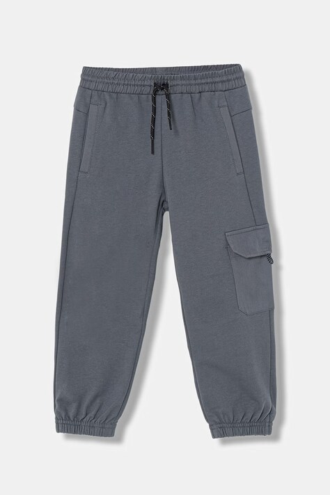 Mayoral spodnie dresowe dziecięce kolor czarny gładkie 3582