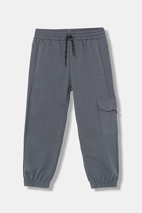 Mayoral spodnie dresowe dziecięce kolor czarny gładkie 3582