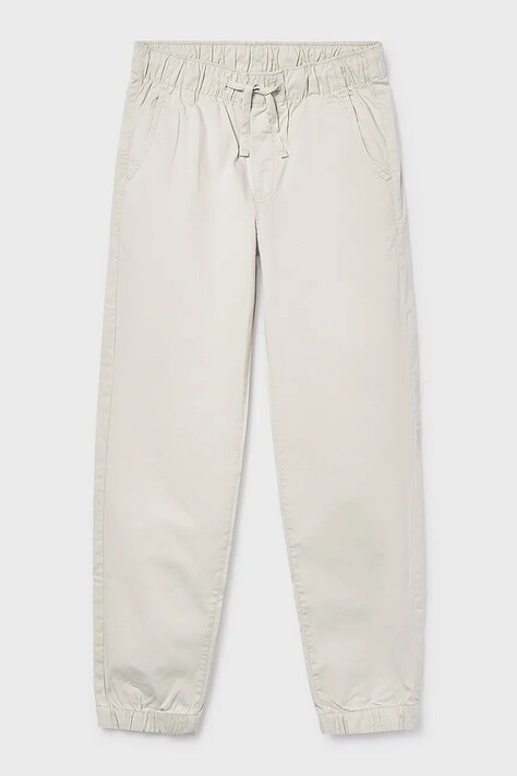 Mayoral spodnie dziecięce kolor beżowy gładkie 6569