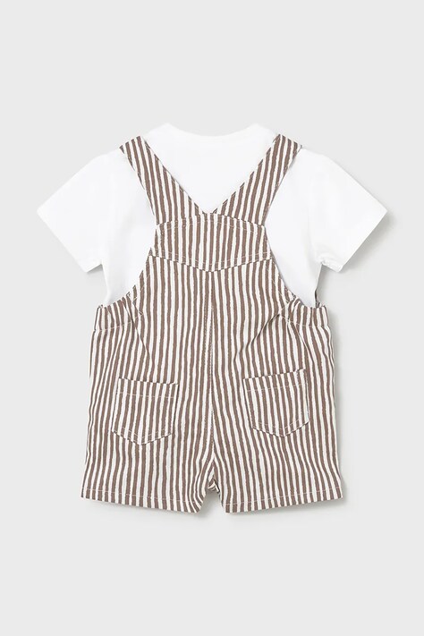 Mayoral Newborn komplet niemowlęcy kolor brązowy gładkie 1623