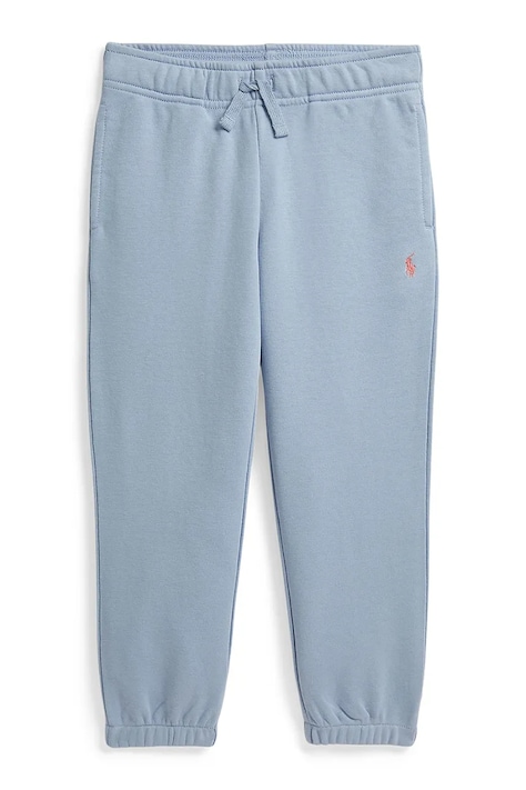 Детски спортен панталон Polo Ralph Lauren в синьо с изчистен дизайн 322977421500