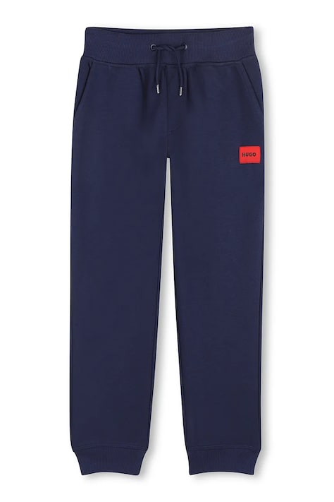 Dětské tepláky HUGO tmavomodrá barva, G01182