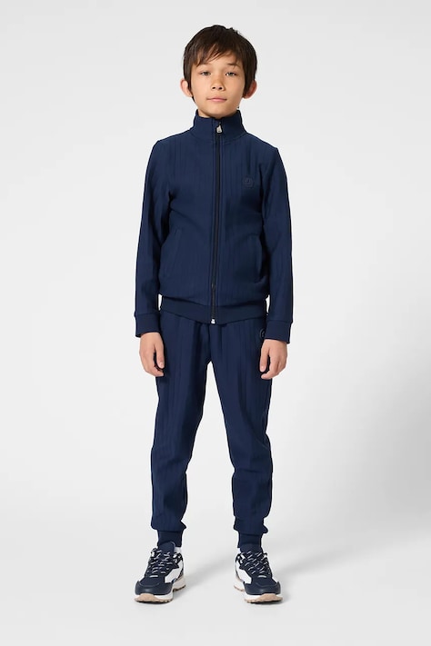 Dětské tepláky BOSS tmavomodrá barva, J53170