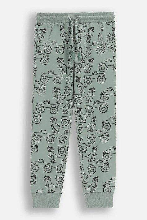 Παιδικό βαμβακερό παντελόνι Coccodrillo χρώμα: μπεζ, NORMCORE BOY KIDS