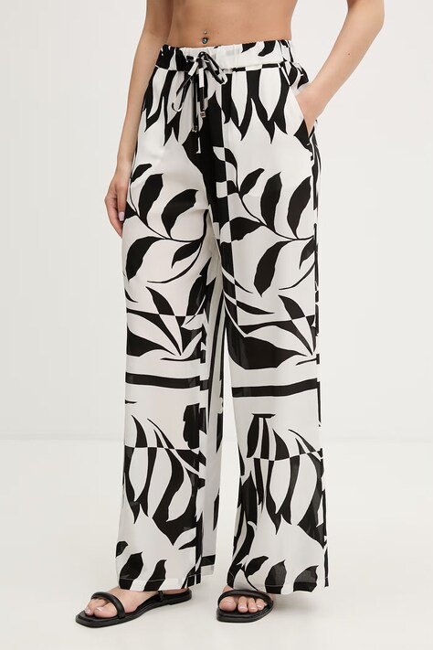 Max Mara Beachwear spodnie plażowe damskie VOTO czarne 2616131039600