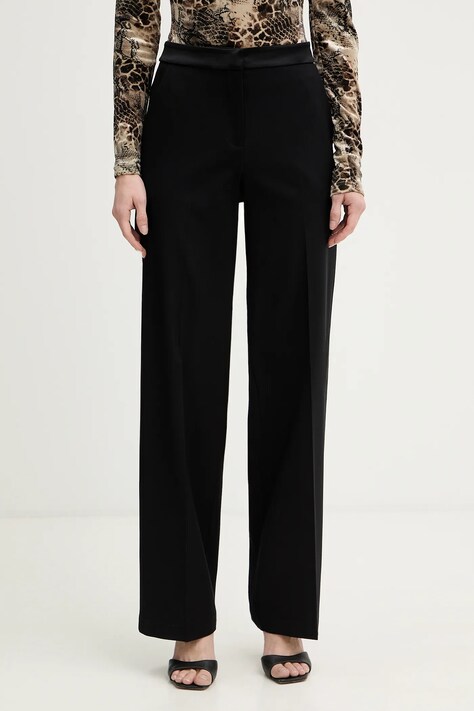 Marciano by Guess spodnie THEA damskie kolor czarny proste medium waist 5BGB13 7397A