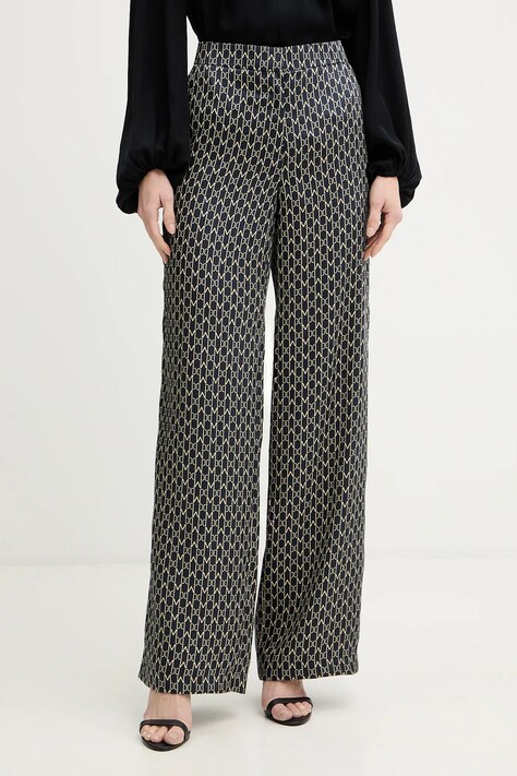 Marciano by Guess spodnie ELIDA damskie kolor granatowy proste high waist 6RGB08 7435A