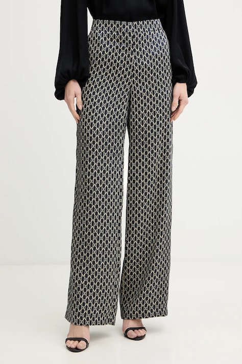 Marciano by Guess spodnie ELIDA damskie kolor granatowy proste high waist 6RGB08 7435A