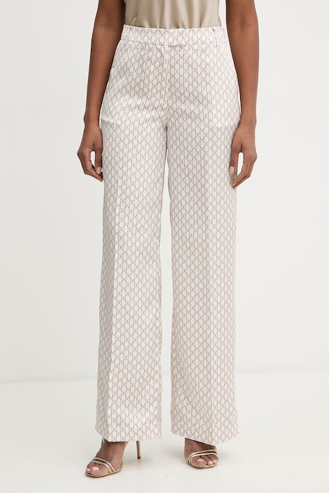 Marciano by Guess spodnie damskie GISELLE beżowe high waist G6GB09 W2348