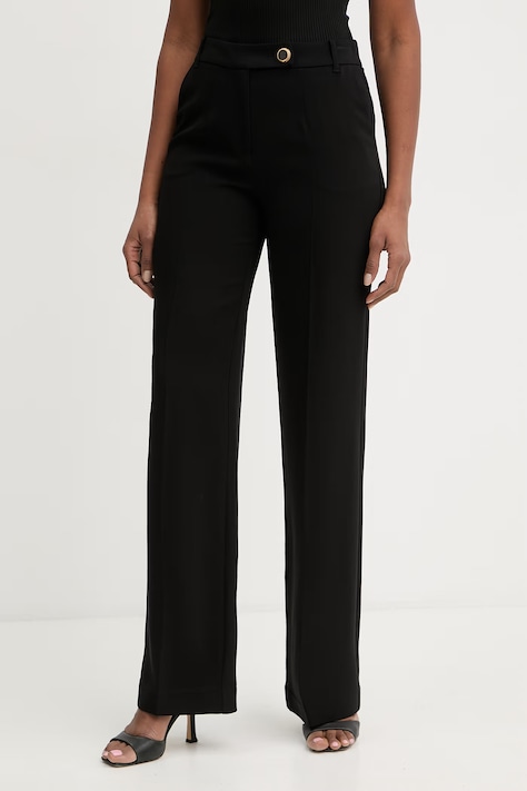 Marciano by Guess hlače ženske viskozne GRETHA črne G6GB18 W2204