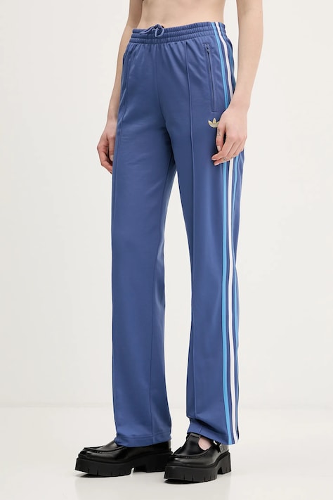 adidas Originals spodnie dresowe Firebird Classic damskie kolor niebieski z aplikacją KC6554