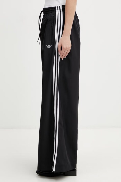 adidas Originals Firebird teplákové nohavice dámske čierne high waist KD2914