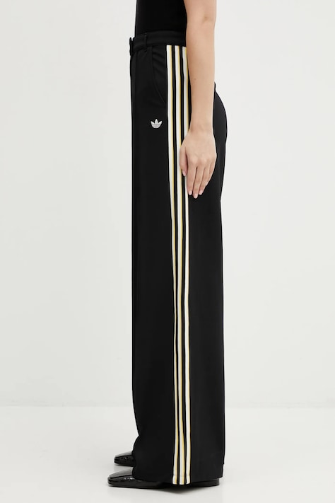 adidas Originals spodnie Manager Pants damskie kolor czarny proste high waist KD2963