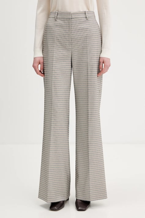 HUGO spodnie Hasmina damskie kolor czarny proste high waist 50555803