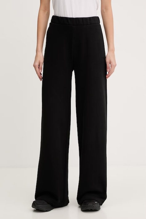 Guess spodnie dresowe YAYOI damskie kolor czarny gładkie V6RB03 KD761