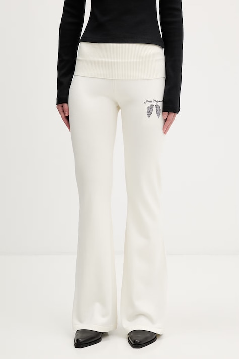 Tepláky Guess Originals béžová farba, jednofarebné, W6RB63 Z2V62