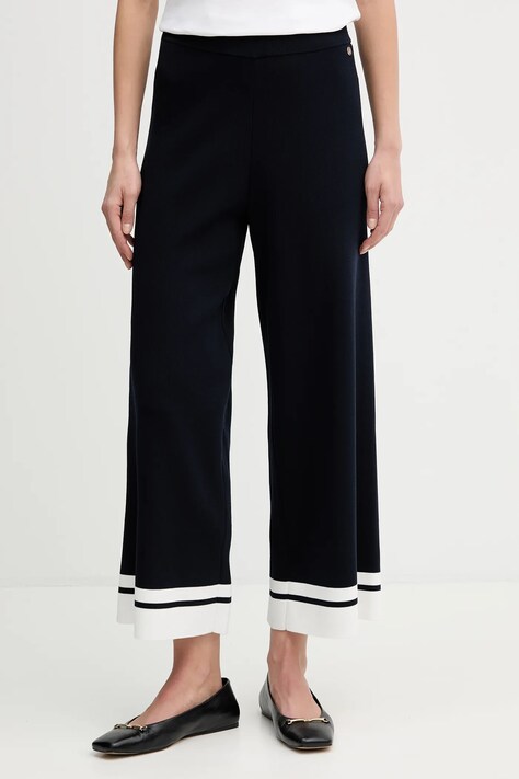 Joseph Ribkoff spodnie damskie kolor granatowy proste high waist 261942