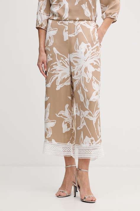 Joseph Ribkoff spodnie damskie beżowe high waist 261023