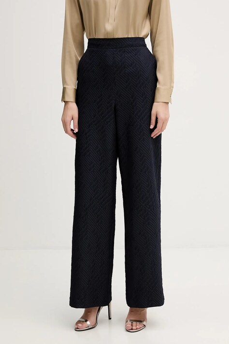 Joseph Ribkoff spodnie damskie kolor granatowy proste high waist 261056