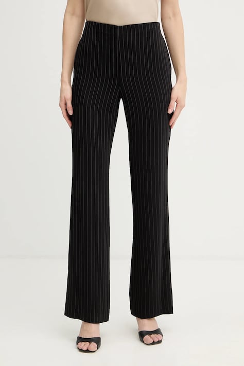 Armani Exchange spodnie damskie czarne high waist XW001793 AF19011