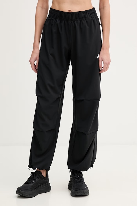 adidas Performance spodnie treningowe damskie kolor czarny gładkie JL5081