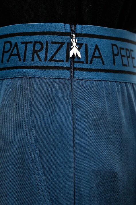 Штани Patrizia Pepe — SS26-SPD09T, блакитний — фото 5