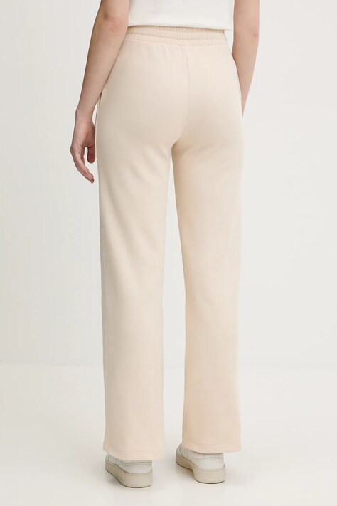 Joop! spodnie dresowe damskie kolor beżowy z aplikacją 30100028