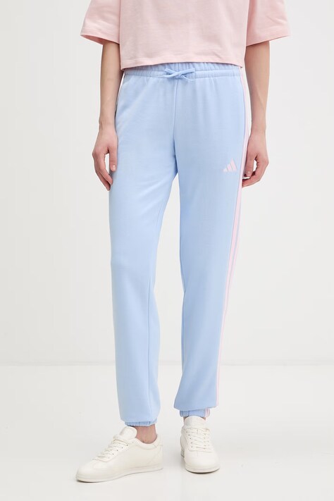 adidas spodnie dresowe damskie kolor niebieski gładkie KD4792