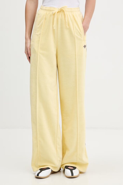 Παντελόνι φόρμας adidas Originals χρώμα: κίτρινο, KQ6662