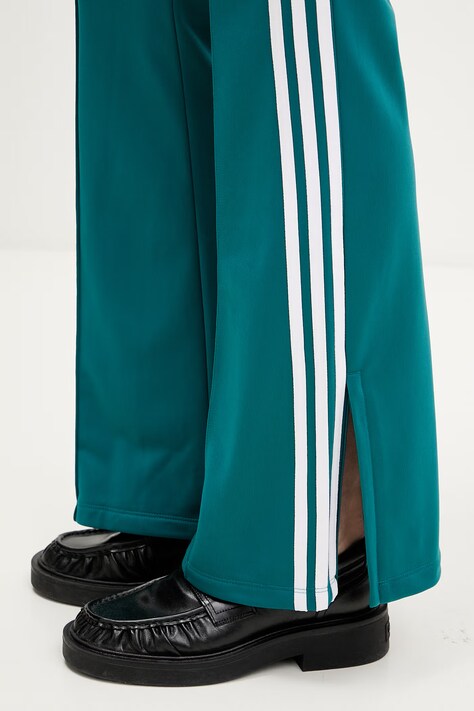 adidas Originals штани-кльош жіночі — SS26-SPD0CM, бірюзовий — фото 4