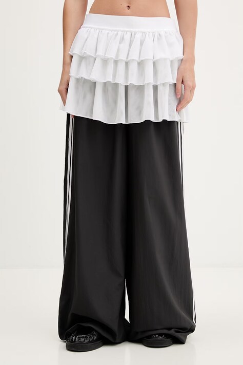 adidas Originals spodnie dresowe damskie kolor czarny gładkie KS1431