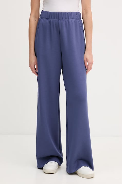 Mos Mosh spodnie dresowe damskie Nima granatowe high waist 178650