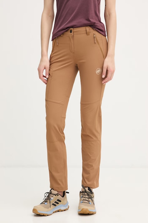 Mammut spodnie trekkingowe damskie Runbold IV brązowe 1022.02590