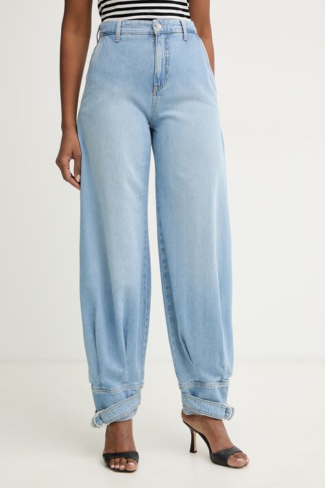 Liu Jo jeansy barrel damskie niebieskie UA6346 D0327