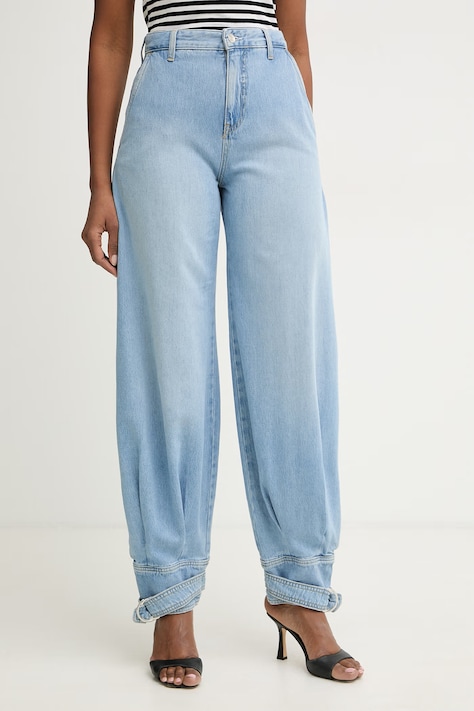 Liu Jo jeansy barrel damskie niebieskie UA6346 D0327