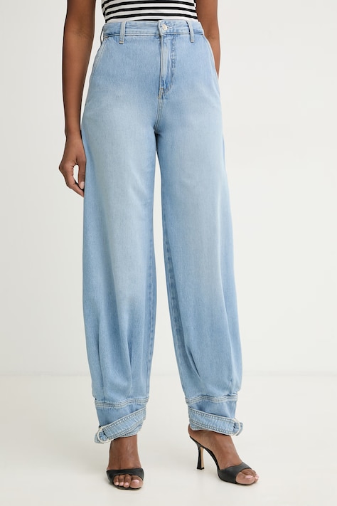 Liu Jo jeansy barrel damskie niebieskie UA6346 D0327