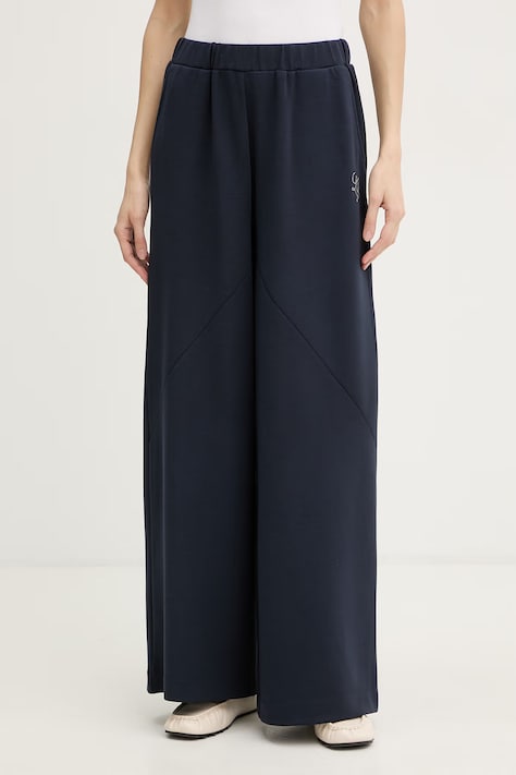 Liu Jo spodnie damskie granatowe high waist TA6080 JS869