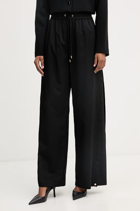 Liu Jo spodnie damskie czarne high waist TA6181 TS922