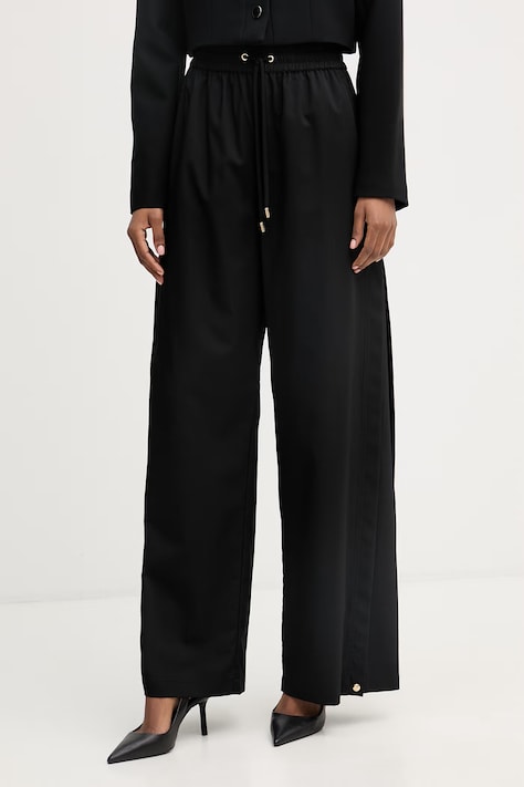 Liu Jo spodnie damskie czarne high waist TA6181 TS922