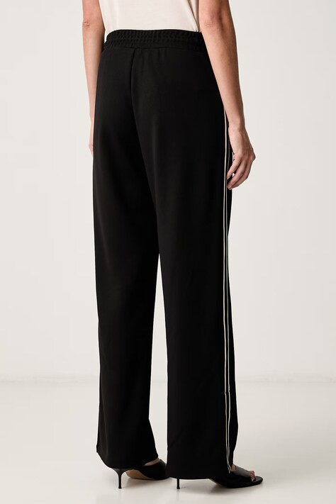 MICHAEL Michael Kors spodnie dresowe damskie czarne high waist MR630Y0K8N