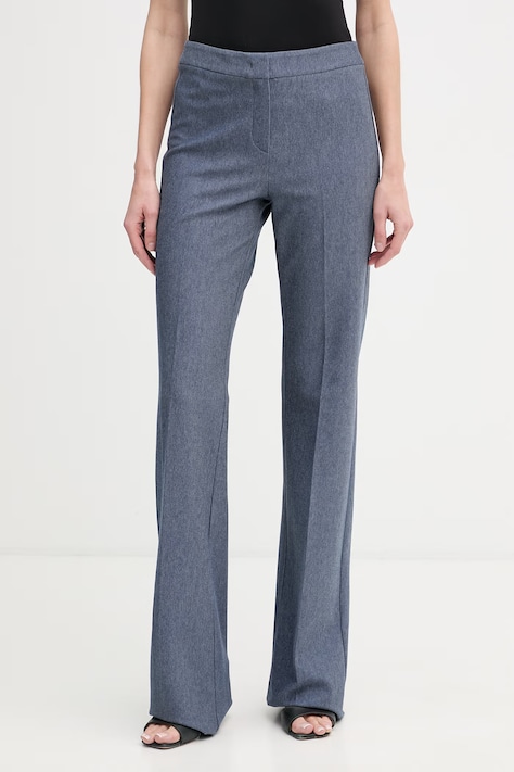 iBlues spodnie garniturowe damskie FIORDI granatowe regular waist 2617781031200